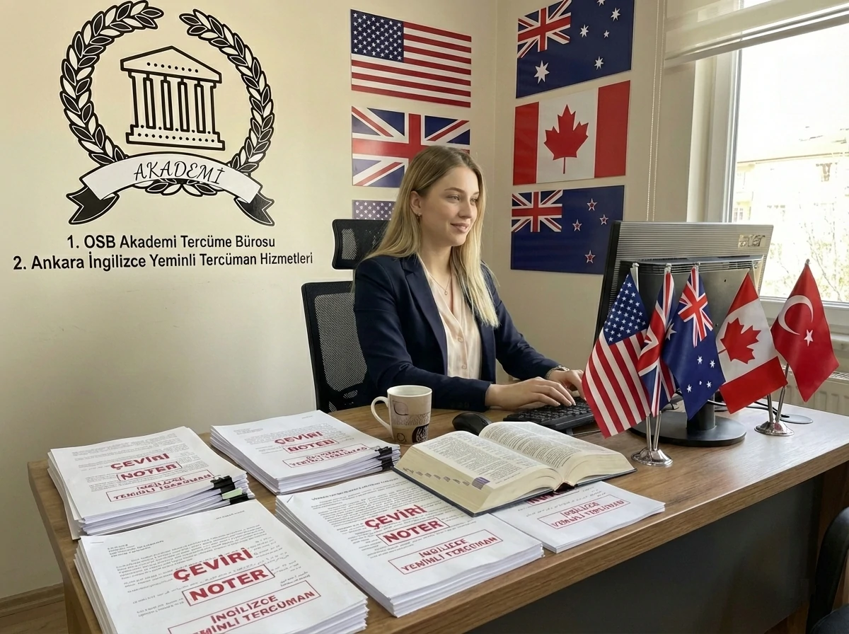 Ankara İngilizce yeminli tercüman - OSB Akademi