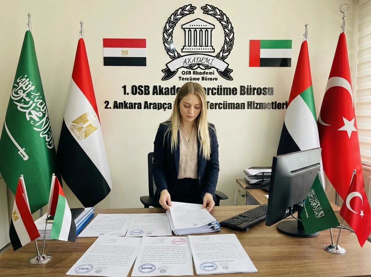 Ankara Arapça yeminli tercüman - OSB Akademi