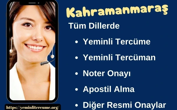 Yeminli Tercüman Kahramanmaraş