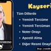Yeminli Tercüman Kayseri