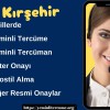 Yeminli Tercüman Kırşehir