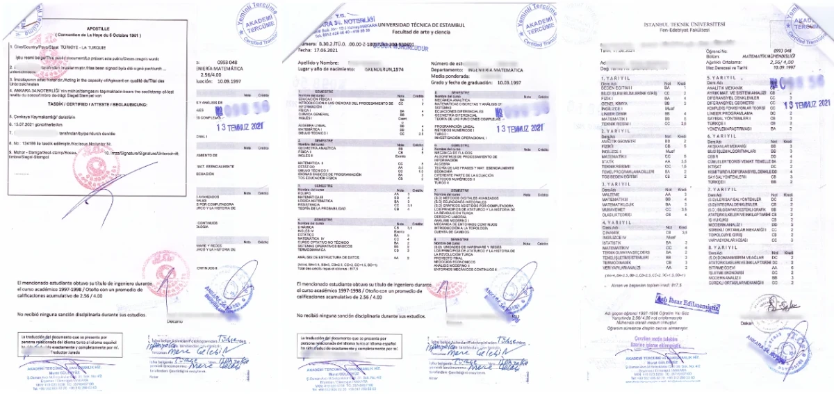 transkript çevirisi yeminli tercüme