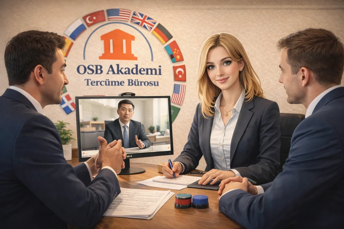 OSB Akademi Tercüme online yeminli tercüman hizmeti veren çevirmen.