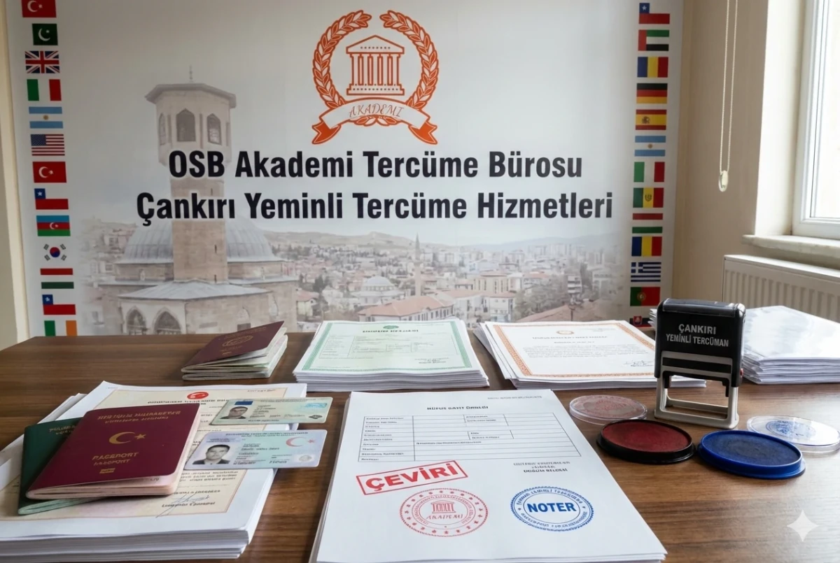 Pasaport tercümesi, diploma çevirisi ve resmi evrak tercüme örnekleri.