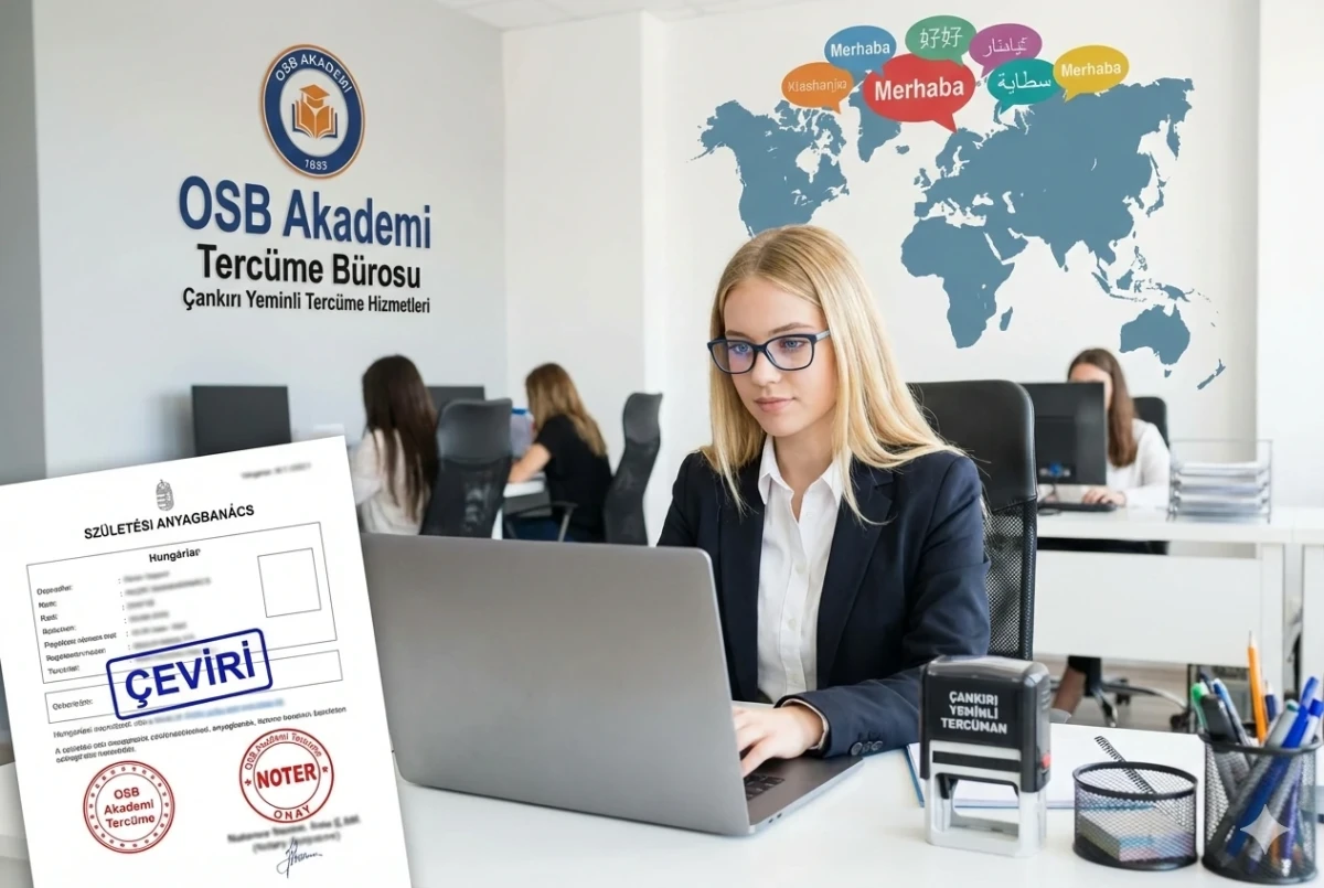 İngilizce, Almanca, Arapça ve Rusça başta olmak üzere tüm dillerde çeviri hizmeti.