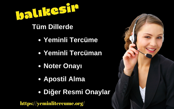 balıkesir yeminli tercüman