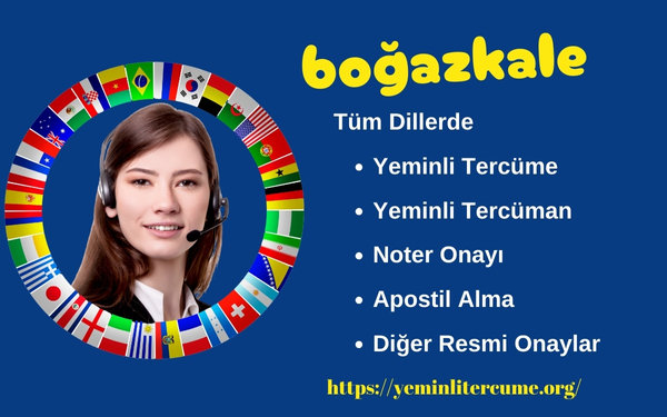 boğazkale  yeminli tercüman