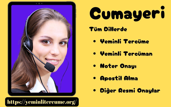 cumayeri yeminli tercüman