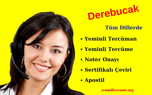 derebucak yeminli tercüman