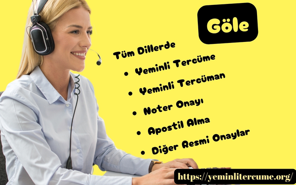 göle yeminli tercüman