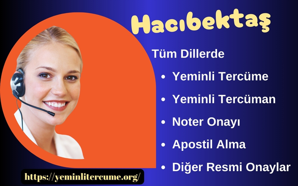 hacıbektaş yeminli tercüman