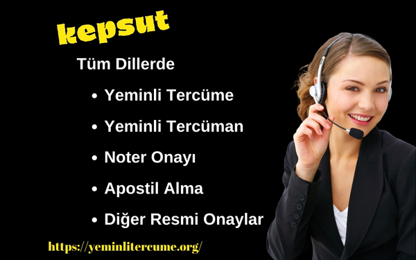 kepsut yeminli tercüman