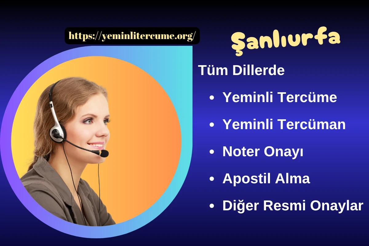 yeminli tercuman sanliurfa