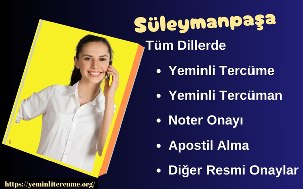 süleymanpaşa yeminli tercüman