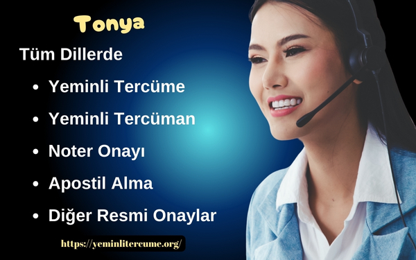 tonya yeminli tercüman