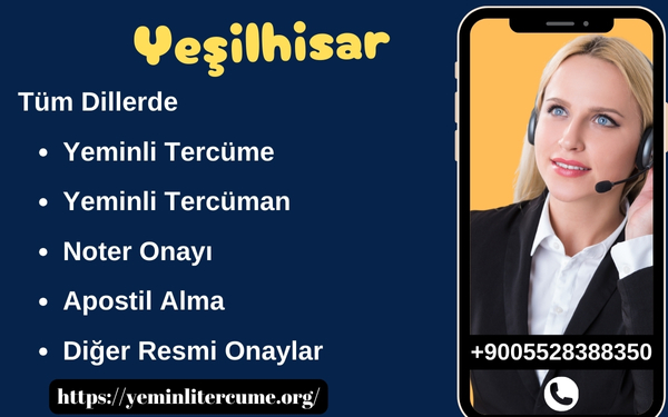 yeşilhisar yeminli tercüman